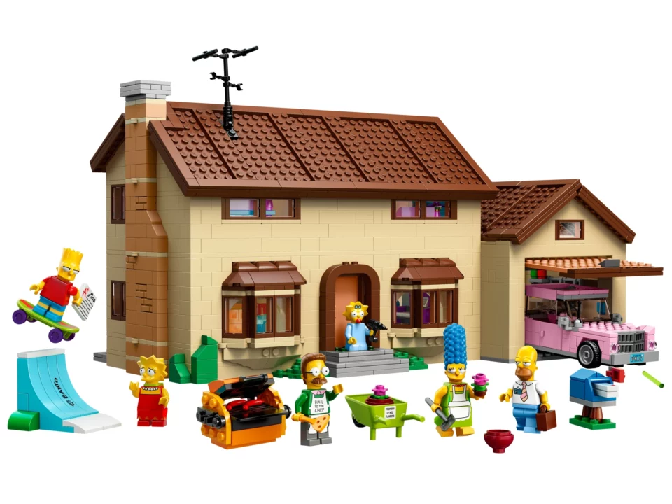 Extérieur de l'ensemble LEGO 71006 : La maison des Simpson
