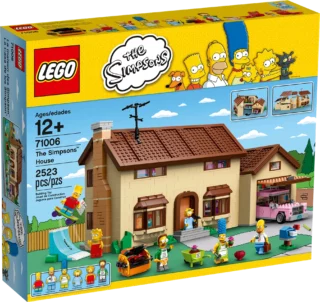 La Maison des Simpson - Bpîte LEGO 71006