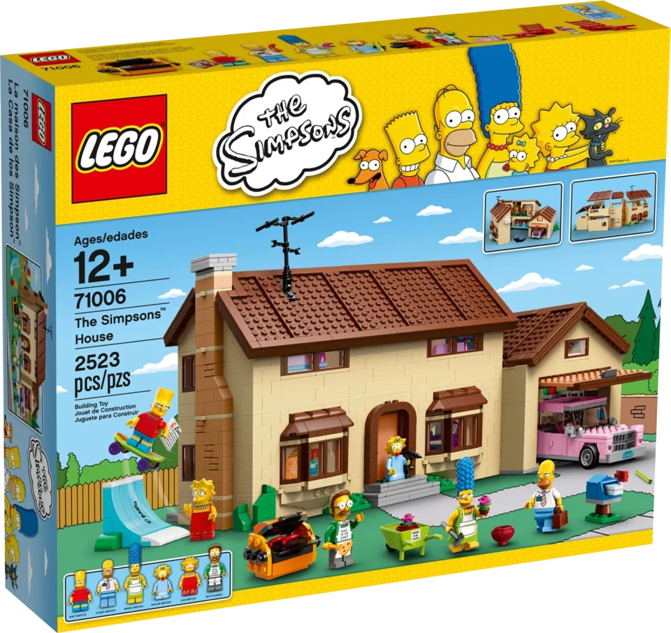 La Maison des Simpson - Bpîte LEGO 71006