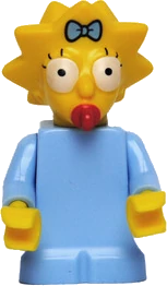 Minifigure LEGO de Maggie Simpson provenant de l'ensemble 71006