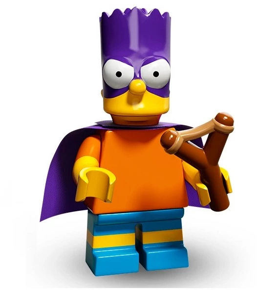 Minifigure LEGO Simpson : Bart en Bartman