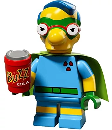 Minifigure LEGO Simpson : Milhouse en  Atomic Boy