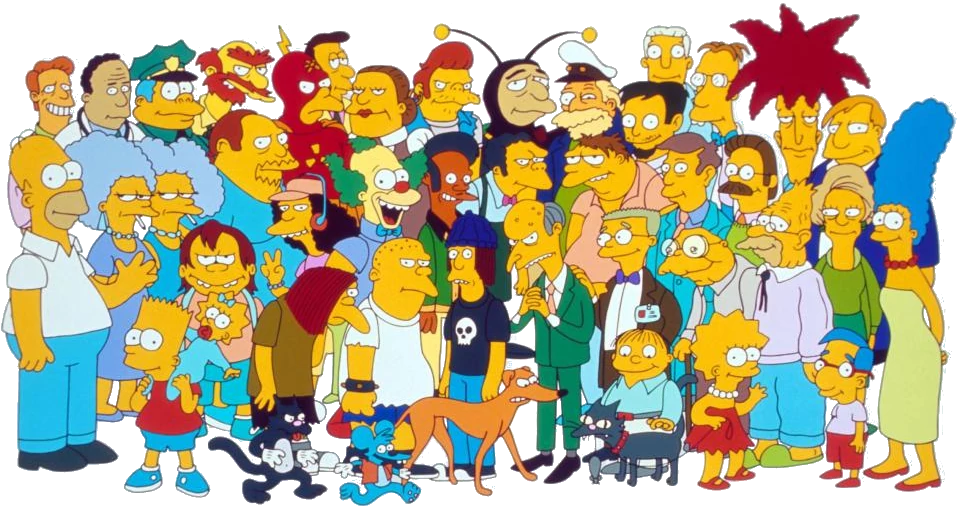 Les personnages des Simpson