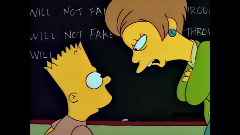 - Tu n'as rien écouté ! Je me trompe ? - Oui, madame.
