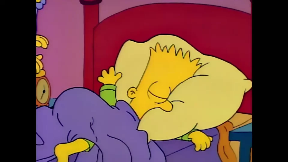 Debout, mon petit Bart ! Tu vas manquer ton bus !