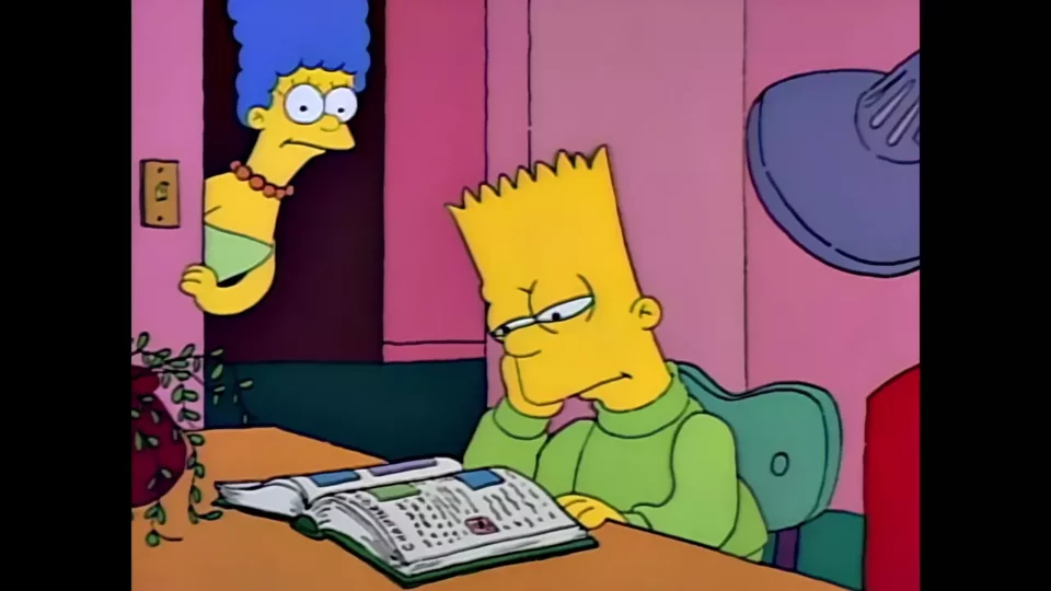- Bart, il faut dormir. Il est tard. - D'accord.