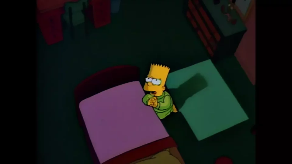 Je te remercie à l'avance. Ton pote, Bart Simpson.