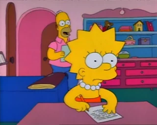 Lisa, tu aimes les devoirs. Tu peux remplir ca ?