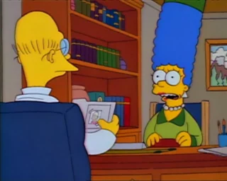 Si vous ne lui parlez pas de Bart, vous verrez qu'il est sain d'esprit.