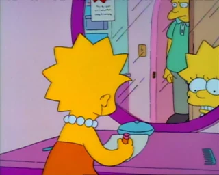 Cher Bart, j'utilise le papier que Papa et Maman m'ont donné...