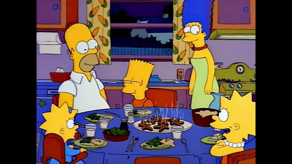 - Des mecs en boulettes de viande ! - T'as trouvé cette idée où, Maman ?