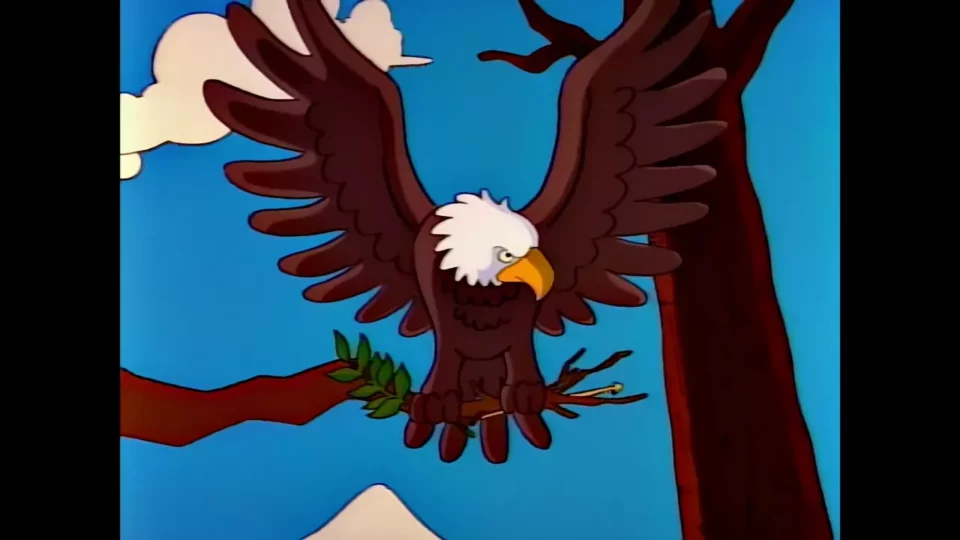 Terrible ! Un aigle royal.