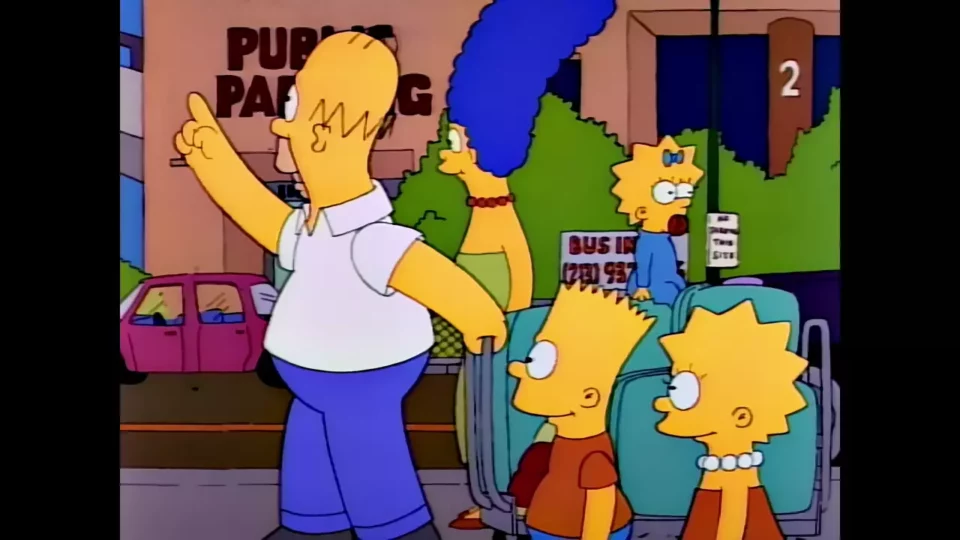 Regarde Marge, ce type a le même nom que nous.