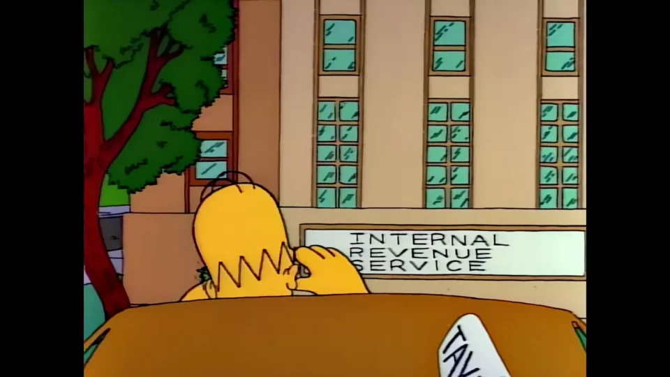 Regarde, Homer, le fisc.