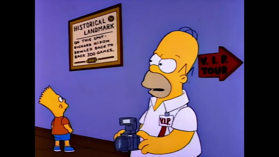 "Ici, Richard Nixon fit 300 parties consécutives."