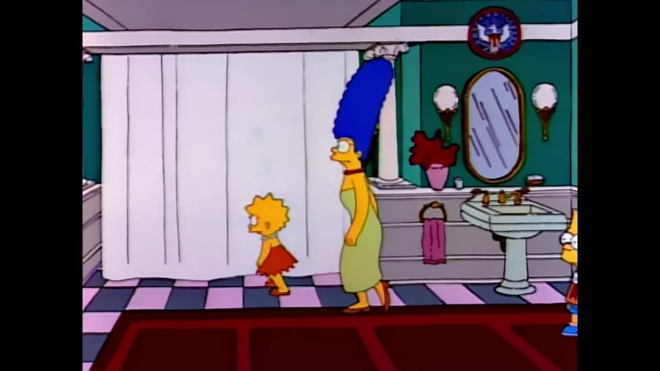 La salle de bain du Président.