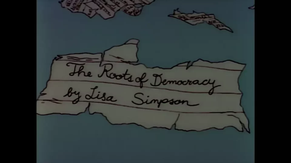 Les Racines de la Démocratie par Lisa Simpson