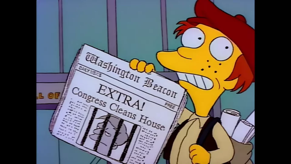 - Extra. Député pourri arrêté. - Donnez-m'en un.