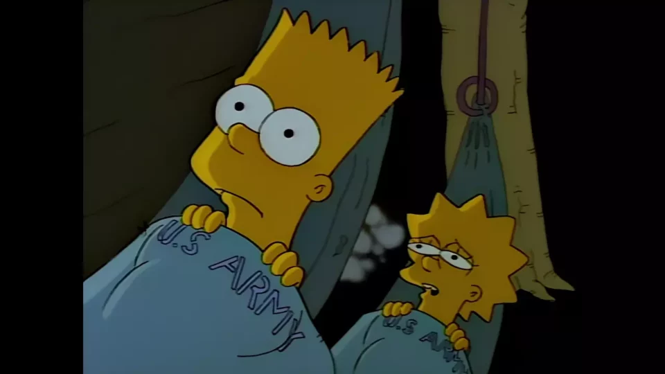 - Je vais mourir, Bart. - On va tous mourir, Lisa.