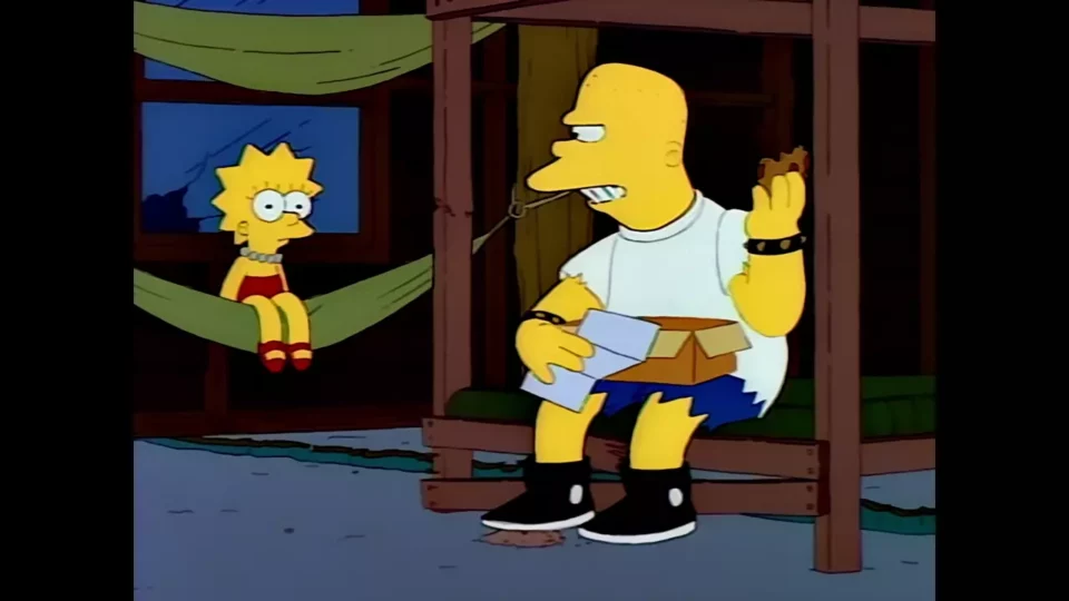Eh, Simpson, dis à ta mère que ses cookies étaient dégueu.