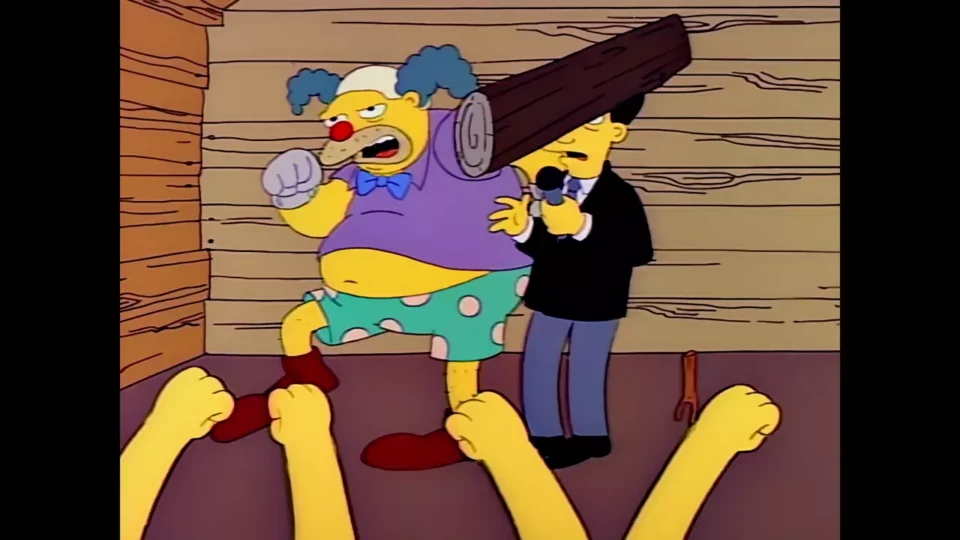 Ouais, on veut Krusty ! On veut Krusty !