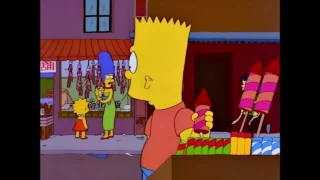 Bart, pas de feu d'artifice. Repose ça.
