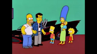 - Homer, que fais-tu là ? - Pas le temps, doit voler voiture.