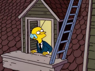 Dépêchez-vous, Smithers. Halloween commence.