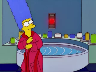 Allons, Marge. Pas besoin de vous cacher.