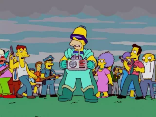 Ecoutez-moi citoyens de Springfield.