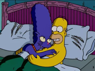 Marge, t'étais comme un animal sauvage.