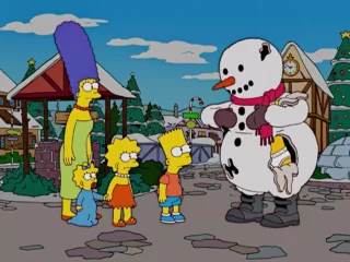 Je suis votre vieux copain,  Frosty le bonhomme de neige !