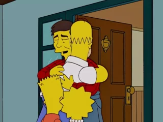 Et voici certainement Bart et Lisa.