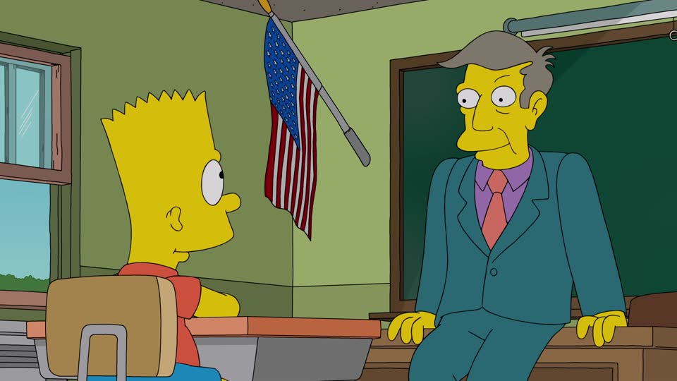 Bart et Seymour Skinner