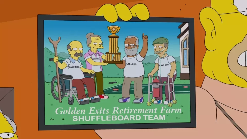 The Golden Exits Retirement Farm.