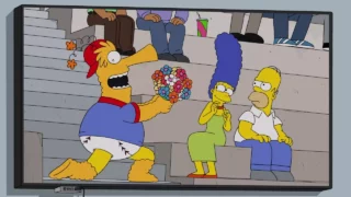 and, oh, he goes into the proposal with the bouquet.