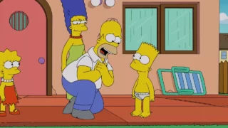 -♪ Eat my shorts, you tub of lard ♪ -D'oh!