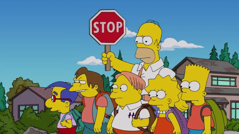 Homer est volontaire pour faire traverser les enfants