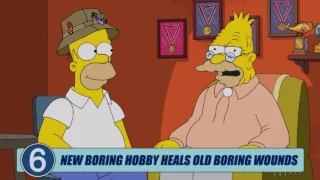 Grand-Papa Simpson passe le relais à Homer.