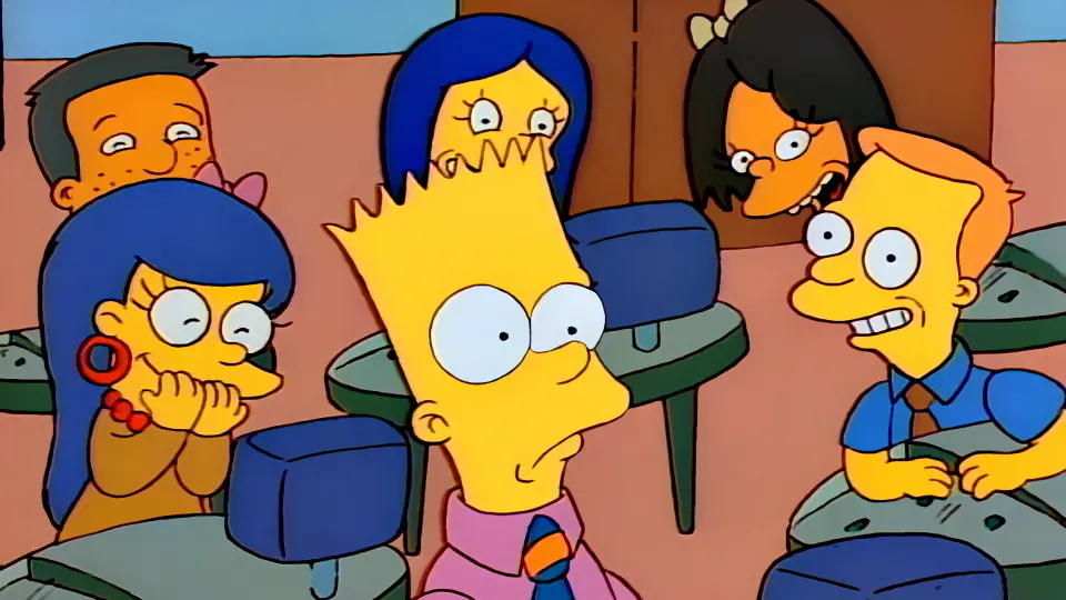 S01E02 : Bart dans son école pour enfants surdoués.
