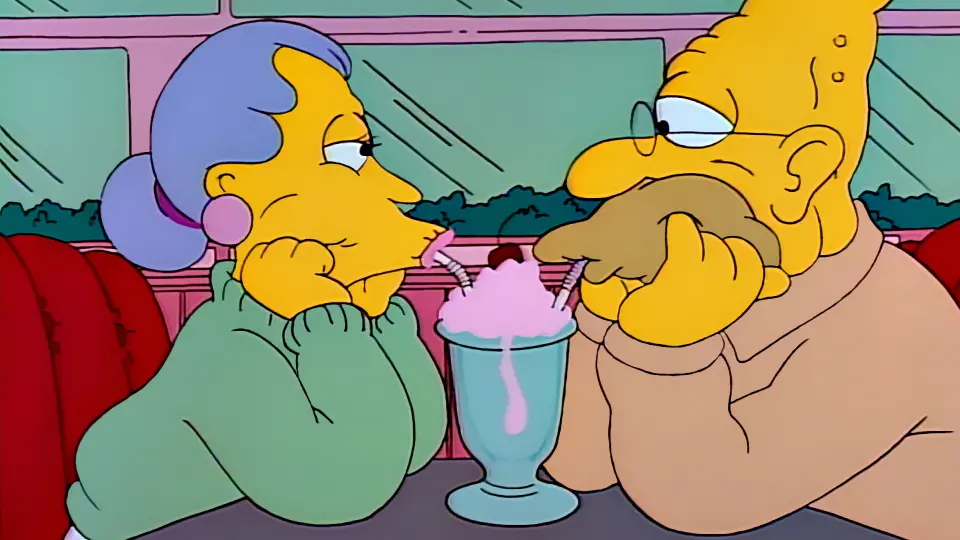 Les Simpson - S02E17 - Un amour de grand-père