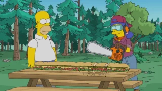 Les Simpson - S31E06 - Marge la bûcheronne