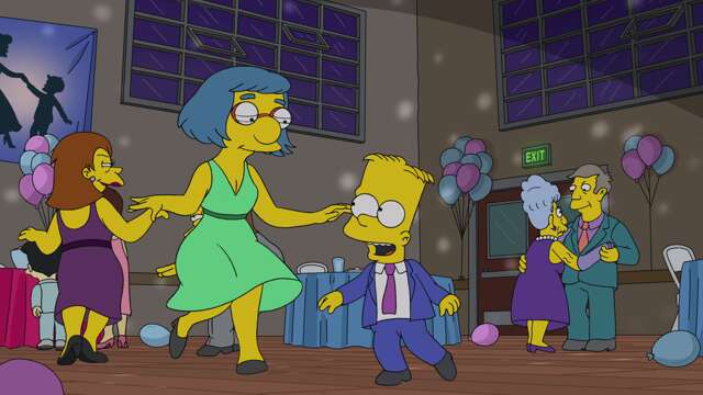 La piste de danse décorée du bal mère-fils.